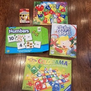 Lot bundle learning game puzzle colorama alphabet